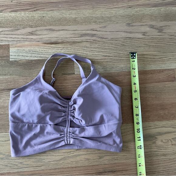 Athleta Women’s Cinch Longline Bra. Flora Pink Size Small - Picture 4 of 8